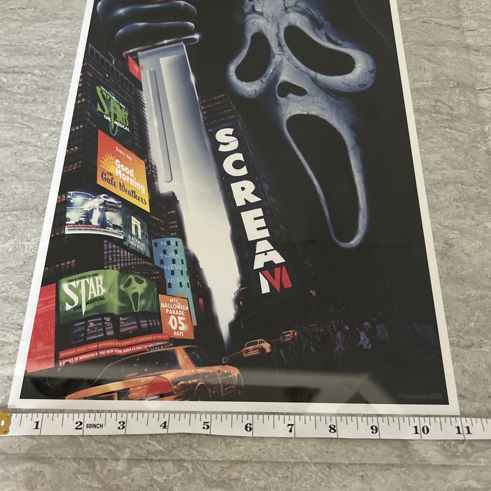 Scream VI 2023 Original Movie Poster 11x17" Ghostface Poster - Picture 5 of 7